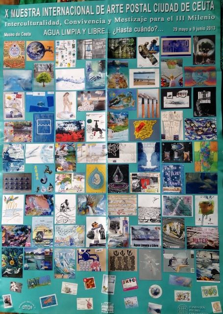 pintura, exposição, arte postal, ceuta
